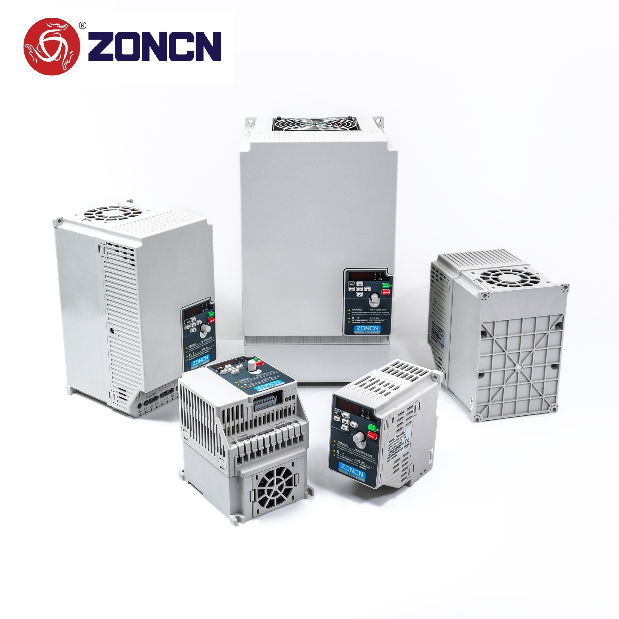 ZONCN T200 Variable Frequency Drive VFD Inverter with 0.4kW-160kW Power Range Multi-Control Modes and Built-in EMC Filter